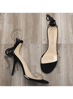 Women's Ankle Strap High Heels Party Dress Shoes