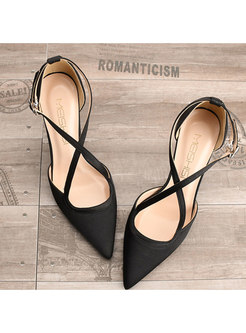 Women's Strappy Pointed Toe High Heels Shoes