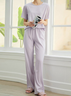 Summer Silk Pant Suits for Women
