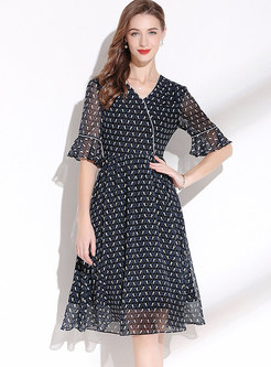 Summer Dot Print Casual Dress