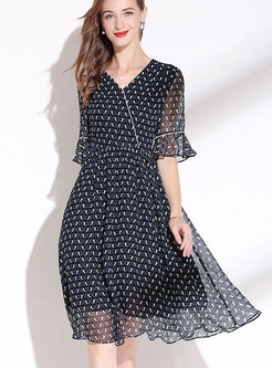Summer Dot Print Casual Dress