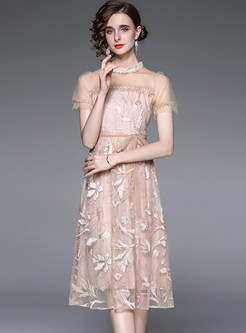Sweet & Cute Embroidered Lace Dresses