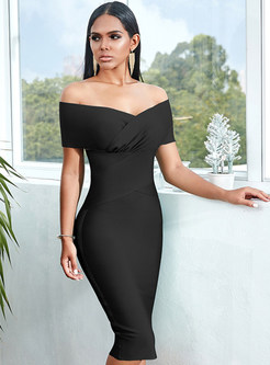 Off-The-Shoulder Sexy Bodycon Dresses