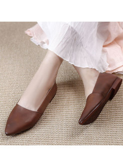 Women Casual Pointed Toe Flat Shoes