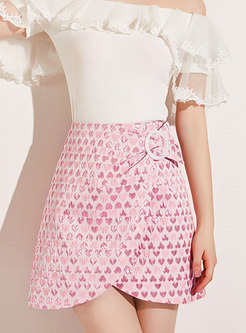 Summer High Waist Mini Skirt