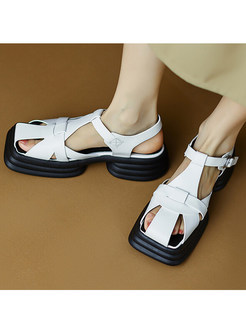 Women's Square Platform Sandals