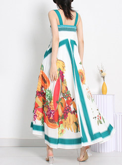 Sweet & Cute Patchwork Camisole Maxi Dress