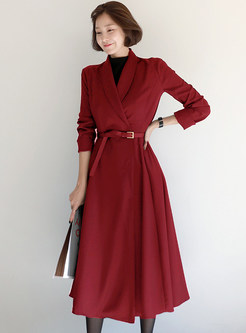 Elegant Premium Long Sleeve Blazer Dresses