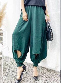 Women Chicwish Oversize Cut Out Wide Leg Lounge Pants With Pockets