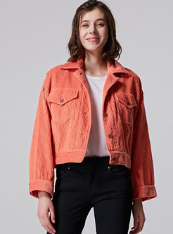 Casual Corduroy Jackets For Women