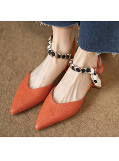 Minimalist Pointed Toe Sandals For Women