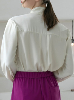 New Look Ribbon White Blouses For Women