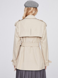 Large Lapels Double-Breasted Chic Trench Coats Women
