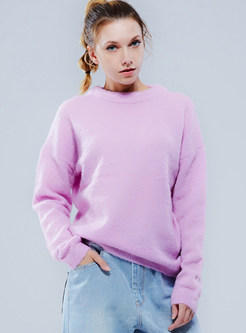 Women's Loose Regular Long Sleeve Sweaters