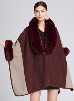 Women Casual Cape Unbuttoned Shawl Coat