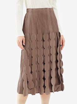Women's Cute Tassel Midi Skirt