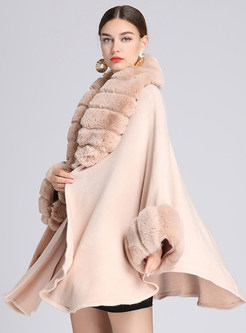 Women Luxury Bridal Faux Fur Shawl Wraps Cloak Coat Sweater Cape