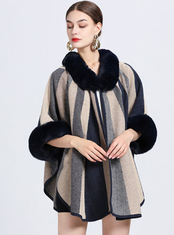 Winter Poncho Oversized Cape for Women