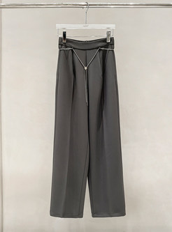 Premium Minimalist Straight Pants For Business Women