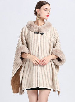 Women Fall Winter Knit Coat Cloak
