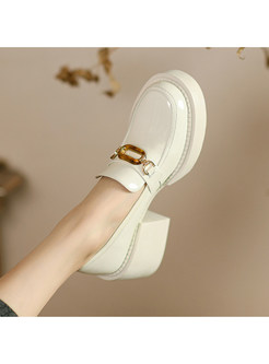 Classic Platform Slip-Resistant Women's Loafer Shoes