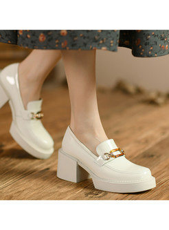 Classic Platform Slip-Resistant Women's Loafer Shoes
