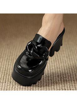 Basic Platform Wear-Resistant Slip-On Loafer
