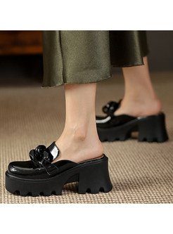 Basic Platform Wear-Resistant Slip-On Loafer