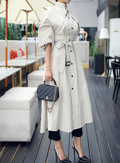 Women's Autumn Single Breasted Trench Coat