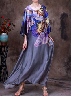 Women's Summer Floral Print Maxi Dresses