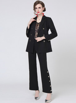 Women's Office Fashion Pant Suit