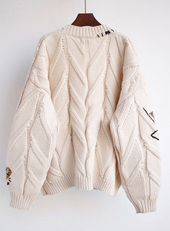 Sweet & Cute Chunky Cable Knit Open Front Knitted For Women