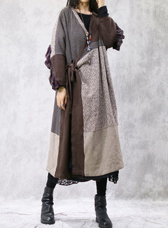 Women's Vintage Oversize Long Coat