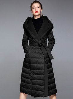 Women's Packable Long Down Coat