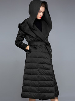 Women's Packable Long Down Coat