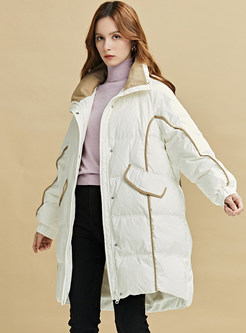 Women's Casual Long Puffer Coat