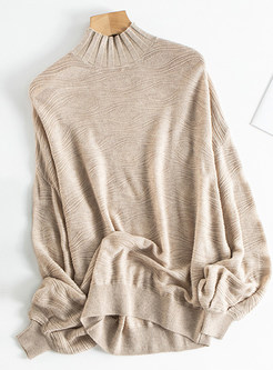 Thin Loose Fine Gauge Knitted Jumper For Women