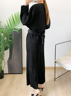 Relaxed Solid Color Ladies Pant Suits