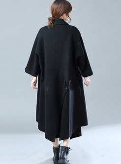 Women Long Oversize Wool Coat