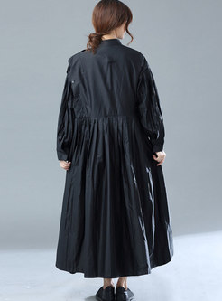 Long Sleeve Oversize Casual Maxi Dresses