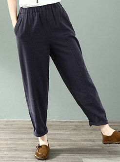 Women Causal Linen Pants