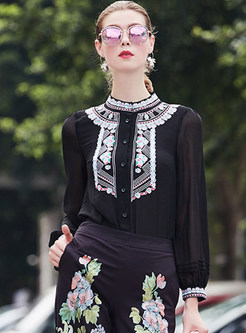 Vintage Pretty Embroidered Ladies Blouses