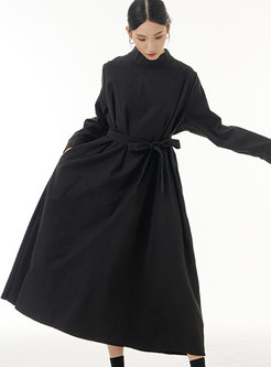 Women's Long Sleeve Oversize Maxi Dresses
