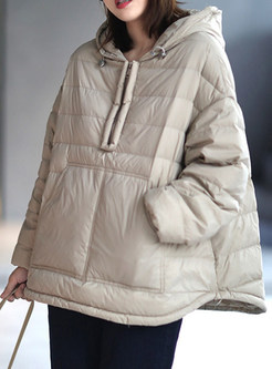 Oversize Warm Pullovers Hooded Women's Coats