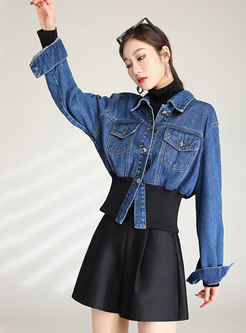 Women's Vintage Denim Casual Jackets