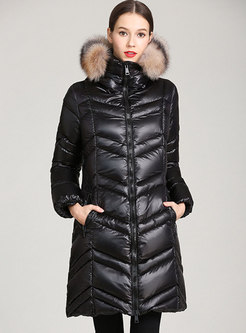Women's Winter Warm Hooded Puffer Coat