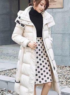 Women's Hooded Long Puffer Coat