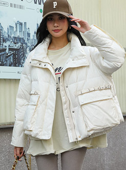 Women's Casual Short Puffer Jacket