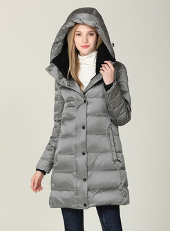 Women's Lightweight Puffer Jacket with Removeable Hood