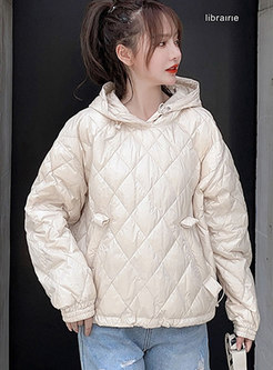 Women's Warm Short Hooded Puffer Coat